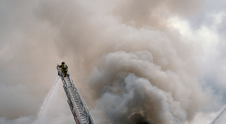 La extinción de incendios